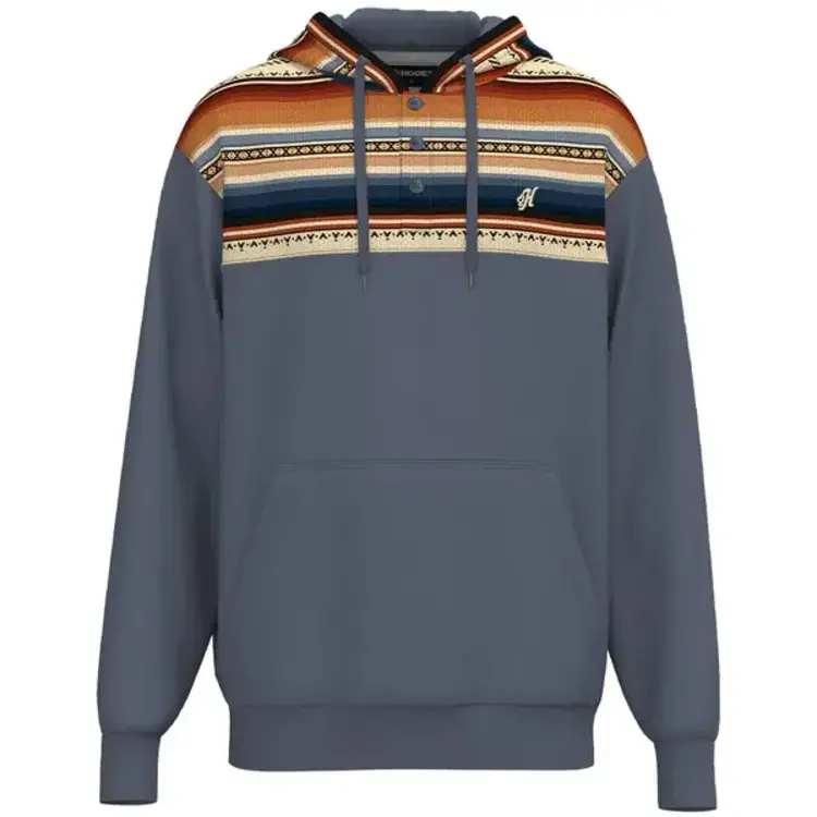 HOOey Jimmy Hoodie Grey Serape