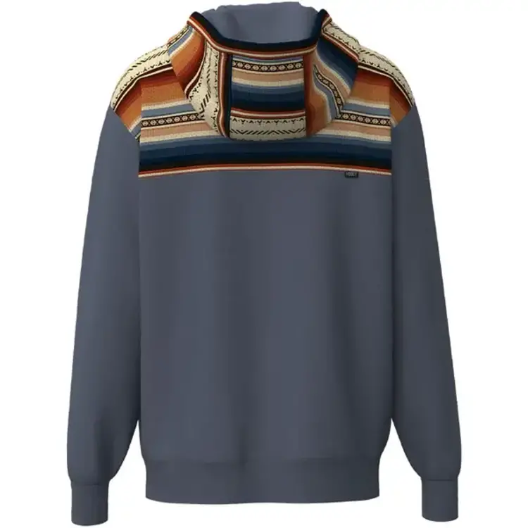 HOOey Jimmy Hoodie Grey Serape