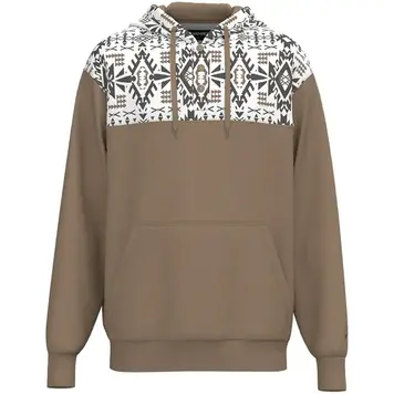 HOOey Jimmy Hoodie Tan Aztec