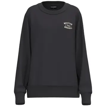 HOOey Stallion Pullover w/ Cream Star Black