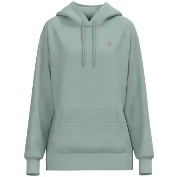 HOOey Quilted Aztec Hoodie Light Blue