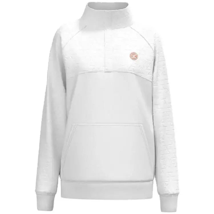 HOOey The Prime 1/4 Zip Pullover White Aztec