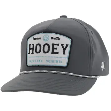 HOOey Trip Hooey Hat Grey w Patch