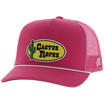 Cactus Ropes Cactus Ropes Hat Hot Pink w Patch