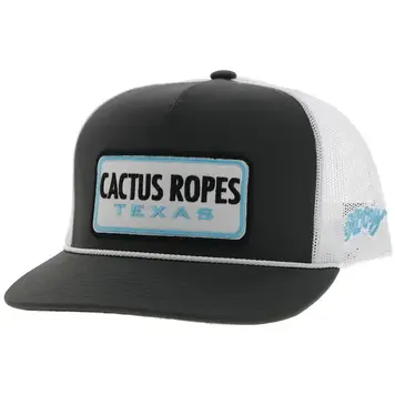 Cactus Ropes Cactus Ropes Hat Grey White w Patch