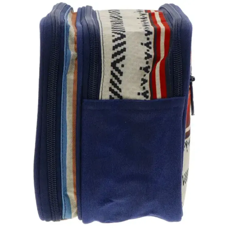 HOOey Dopp Kit Serape Navy