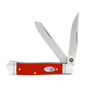 HOOey Red Jig Bone Trapper Knife Large