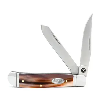 HOOey Ox Horn Trapper Knife Large