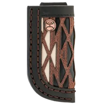 HOOey Chapawee Knife Sheath Black Brown