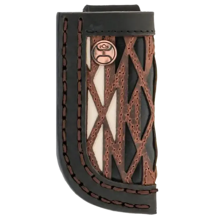 HOOey Chapawee Knife Sheath Black Brown