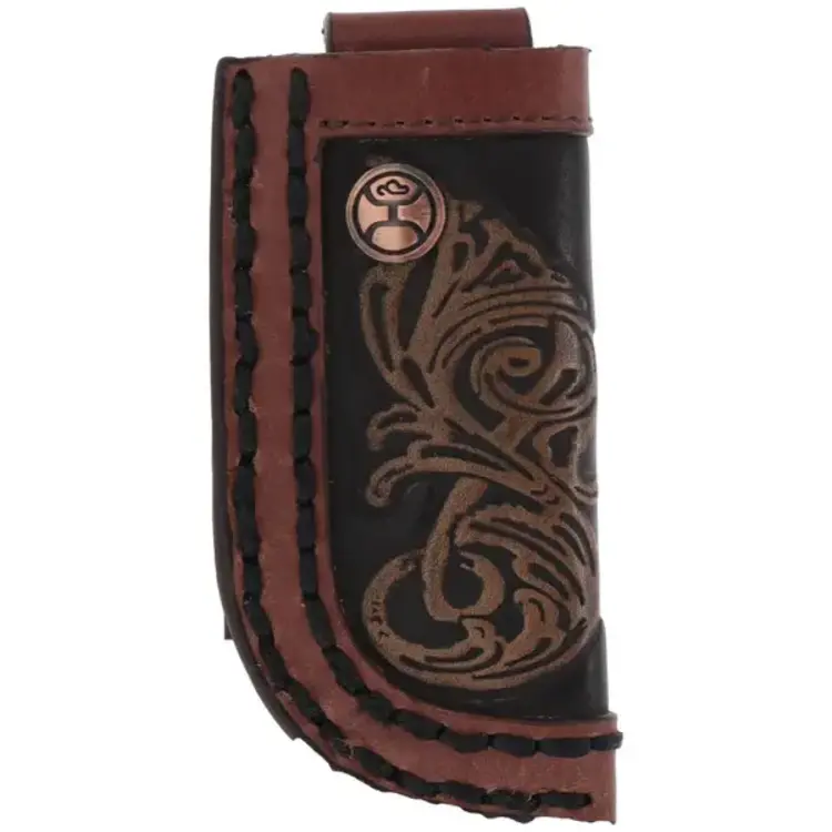 HOOey Top Notch Knife Sheath Black Brown Tan