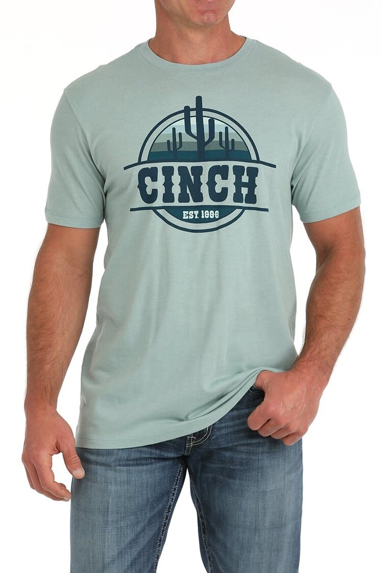 Cinch Cactus Tee Green Teal