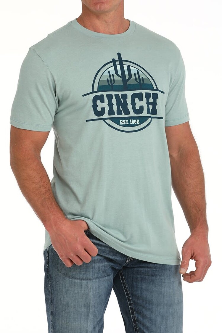 Cinch Cactus Tee Green Teal