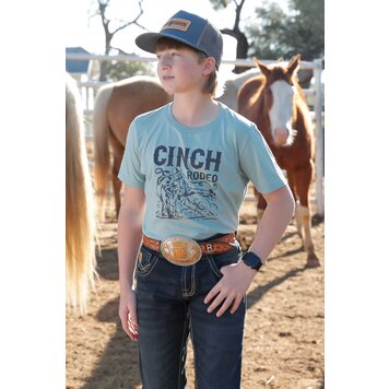 Cinch Youth Rodeo Tee Green