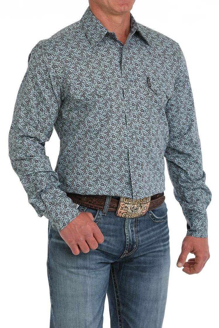 Cinch Modern Fit Marble Snap Blue