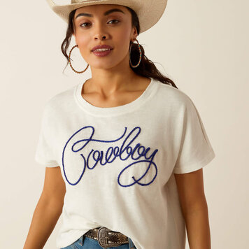 Ariat Cowboy Tee Cloud Dancer