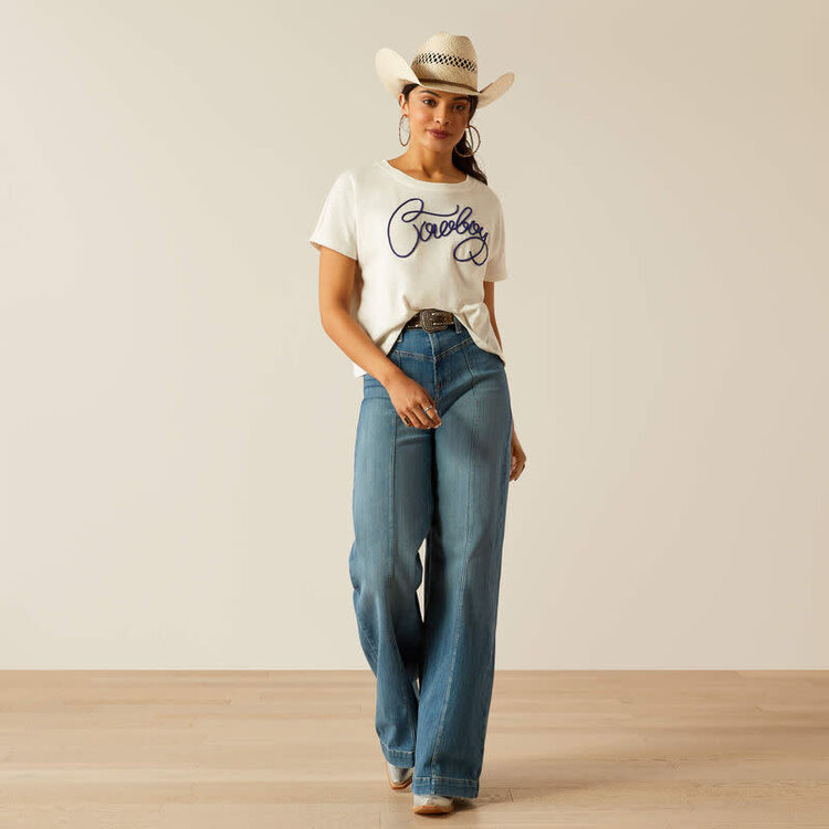 Ariat Cowboy Tee Cloud Dancer