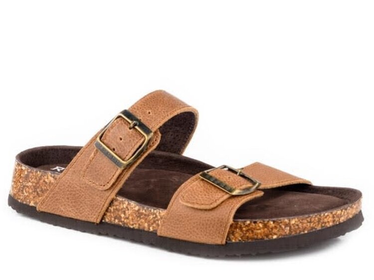 Roper Jezebel Vintage Tan Leather Sandal