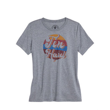 Tin Haul Multi Color Circle Grey Logo Tee