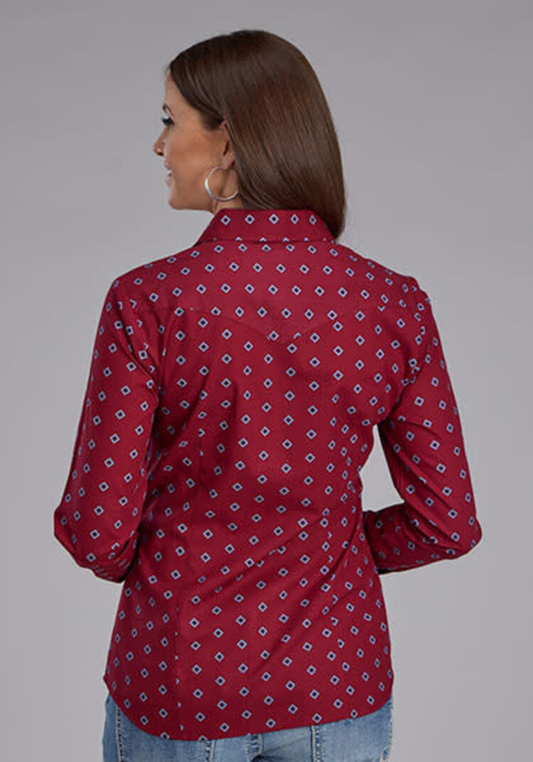 Roper Lucky Red Button Up