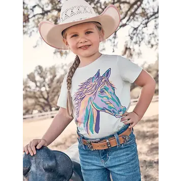 Wrangler Youth Horse Tee Teal