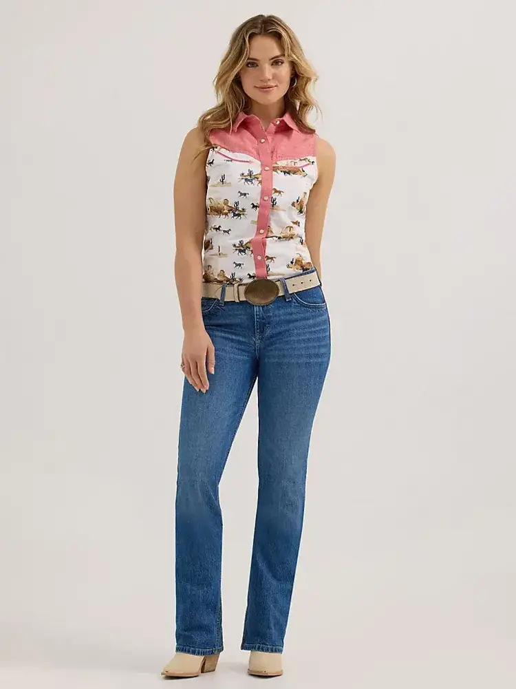 Wrangler Desert Scene Pink