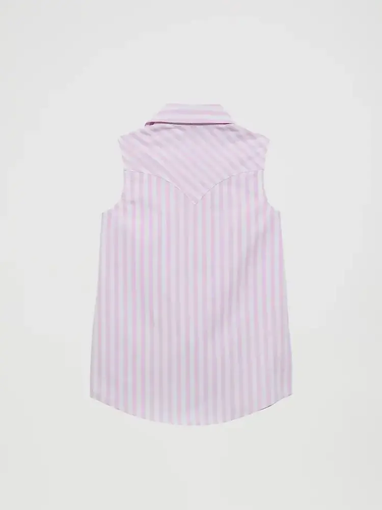 Wrangler Youth Sleeveless Tank Purple Stripe