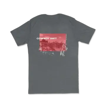 Cowboy Sh*t CS Desert Tee Heather Grey