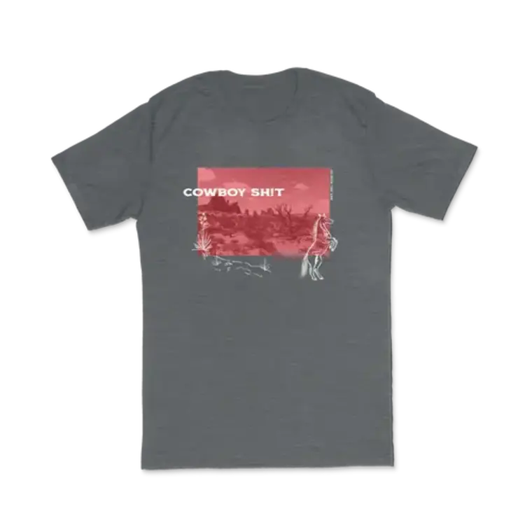 Cowboy Sh*t CS Desert Tee Heather Grey