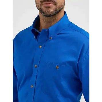 Wrangler George Strait Button Down Shirt Blue