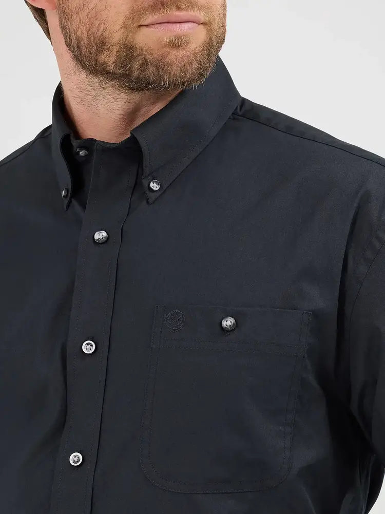 Wrangler George Strait Button Down Shirt Black
