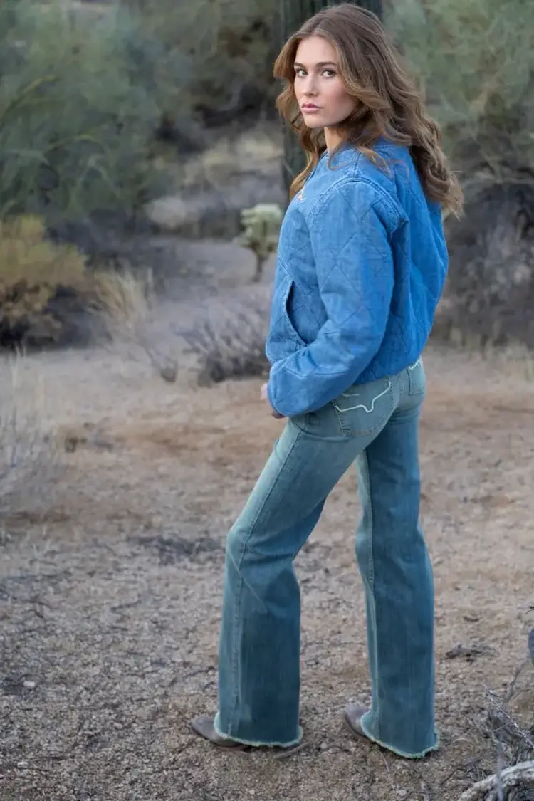 Kimes Ranch Olivia High-Rise Raw Hem