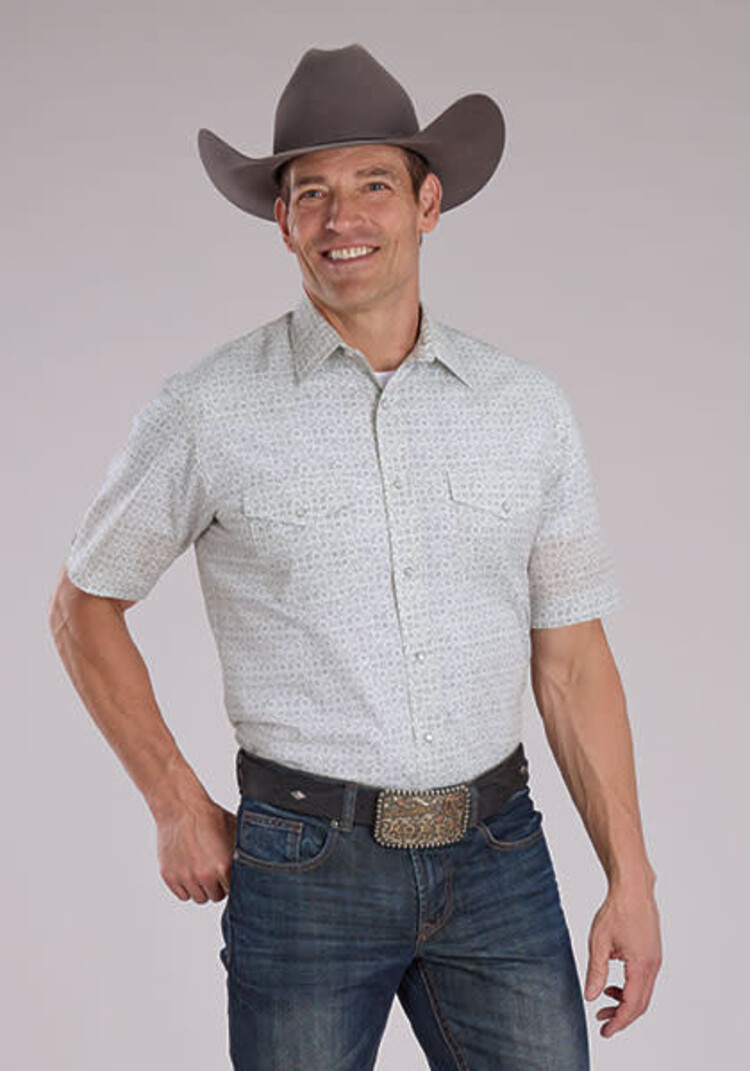 Roper Wallpaper Stripe Floral Snap Grey