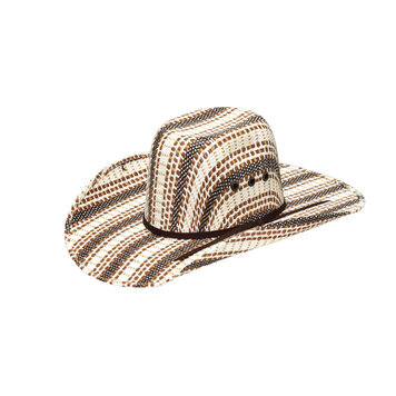 Ariat Youth Brown Navy Straw