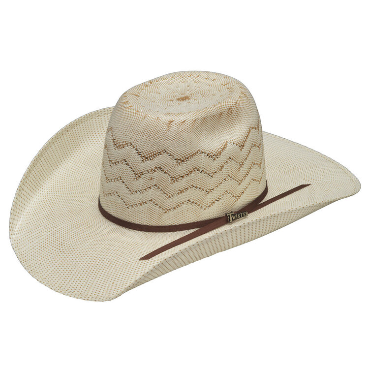 Twister Punchy Bangora Straw Ivory Tan