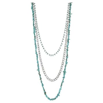 Justin Multi Layer Turquoise Necklace