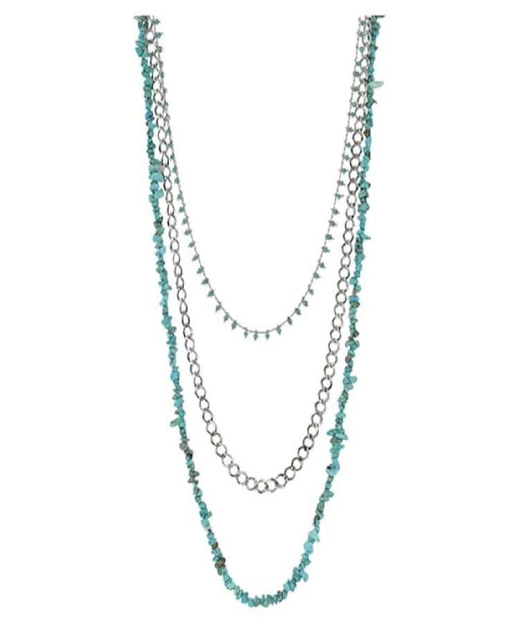 Justin Multi Layer Turquoise Necklace