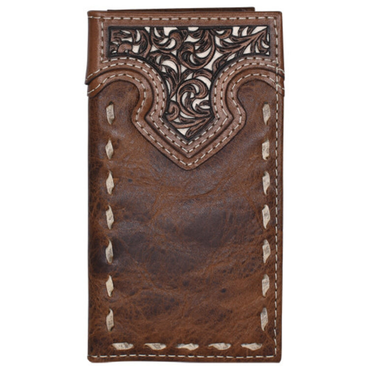 Justin Junior Rodeo Wallet w Rawhide Buckstitch