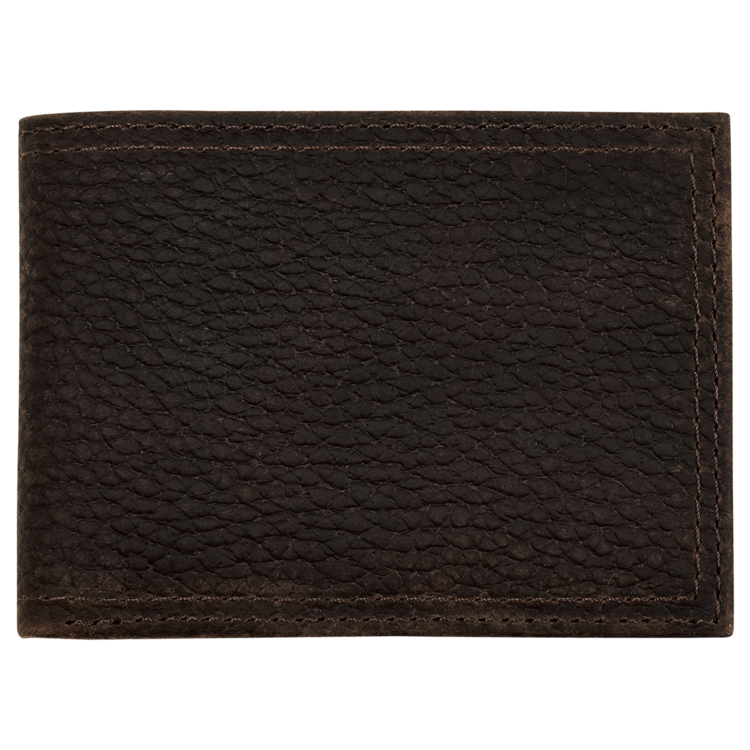 Justin Bifold Wallet Textured Oiled Leather