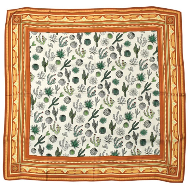 Catchfly Watercolor Cactuses Wild Rag