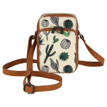 Catchfly Watercolor Cactuses Camera Bag