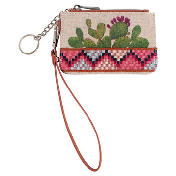 Catchfly Prickly Pear Cactus Mini Card Wallet