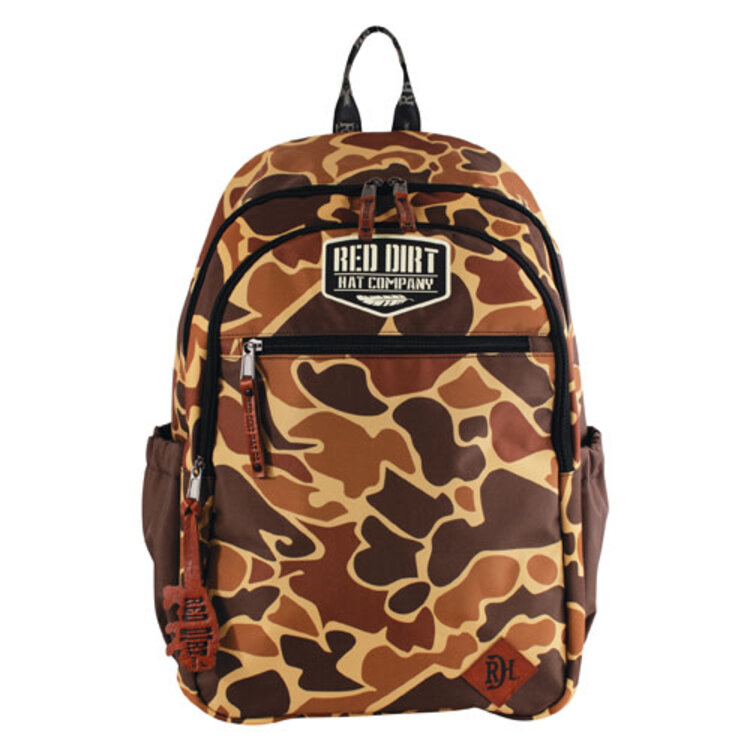 Red Dirt Hat Co Brown Camo Backpack