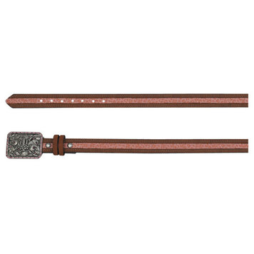 Catchfly Youth Pink w Cheetah Inlay Belt