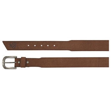 Red Dirt Hat Co Brown Roughout Leather Belt