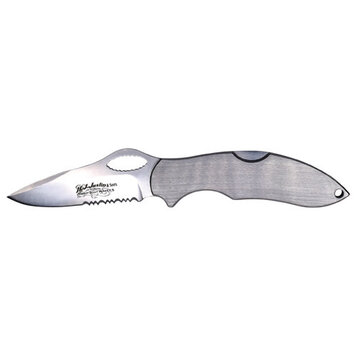Justin Roping Knife Partially Serated Stainless Steel