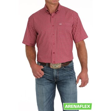 Cinch Arenaflex Button Down Deep Pink