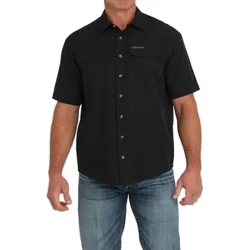 Cinch Arenaflex Ripstop Button Down Black