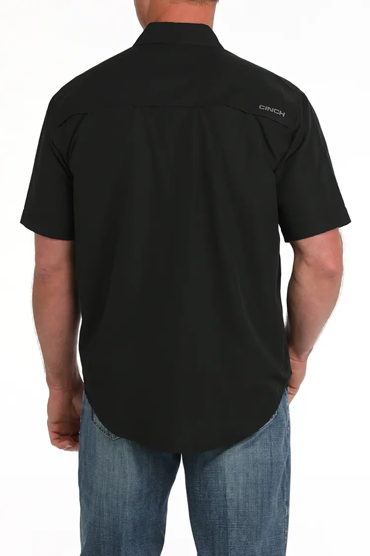 Cinch Arenaflex Ripstop Button Down Black