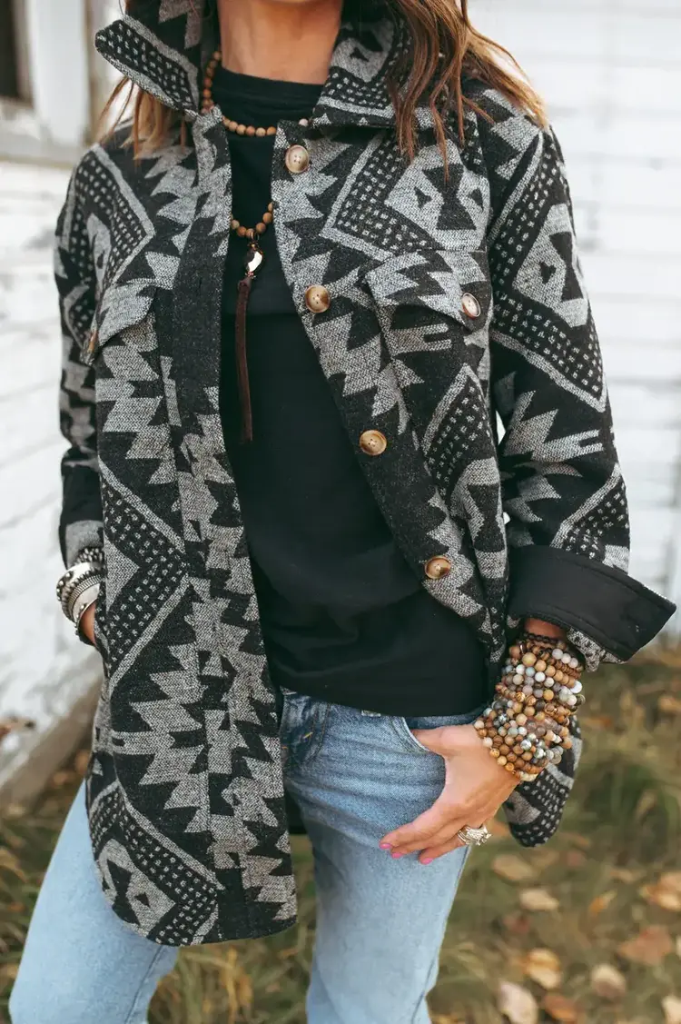 Grazier The Annie Shacket Aztec